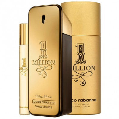 1 MILLION EDT 100ML + EDT 10ML + DEODORANT SPRAY 150ML