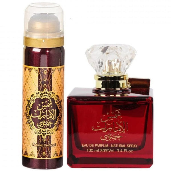 SHAMS AL EMARAT KHUSUSI EDP 100ML + DEO 150ML