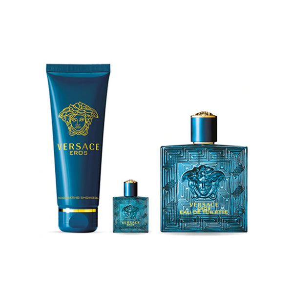 EROS EDT 100ML + EDT 5ML + SHOWER GEL 150ML