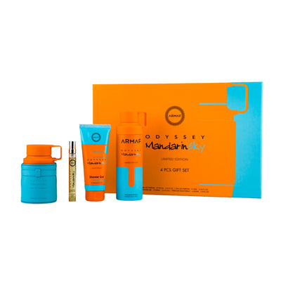 ODYSSEY MANDARIN SKY EDP 100ML + EDP 10ML + SHOWER GEL 100ML + DEO SPRAY 200ML