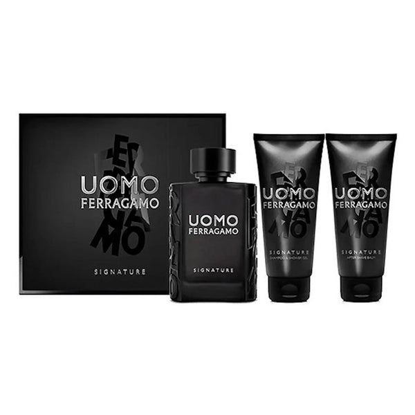 UOMO SIGNATURE EDP 100ML + SHOWER GEL 100ML + AFTER SHAVE BALSAM 100ML