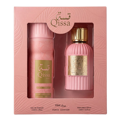 QISSA PINK EDP 100ML + DEODORANT SPRAY 200ML