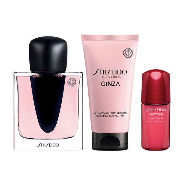 GINZA EDP 50ML + BODY LOTION 50ML + SERUM 10ML